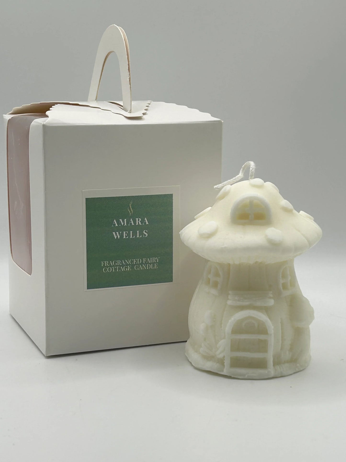 Fairy Cottage- Soy Wax Candle - Baby Powder scent - Amara Wells
