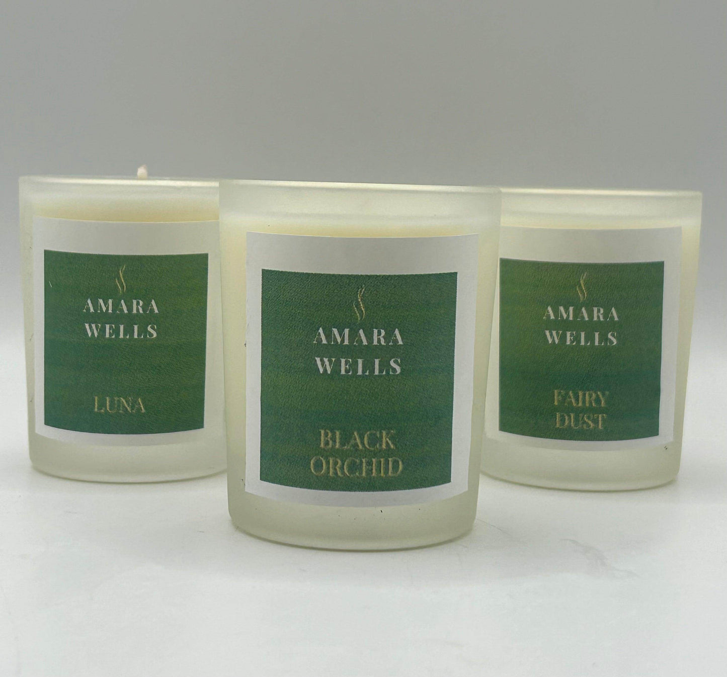 Floral Elegance - trio 9cl soy candles - Amara Wells