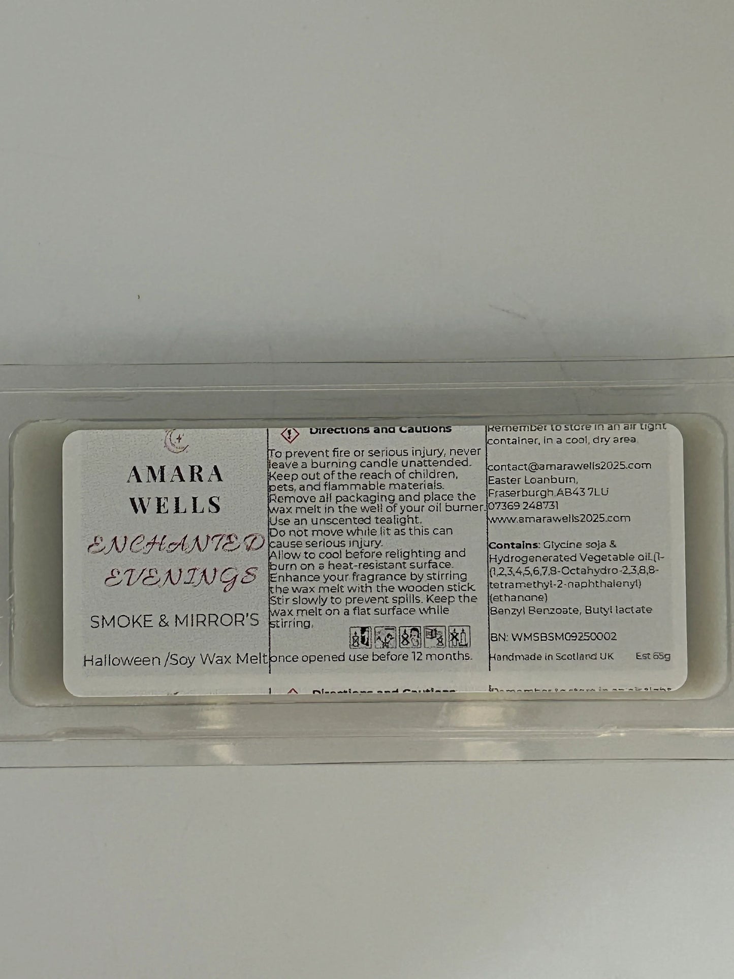 Smoke & Mirrors - soy wax melt