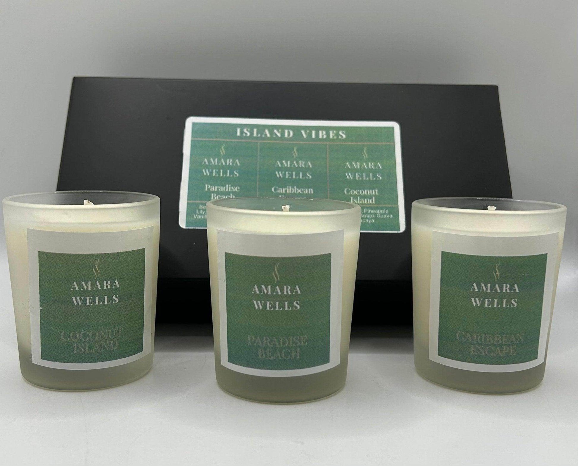 Island Vibes - 9cl Candle Trio - Amara Wells