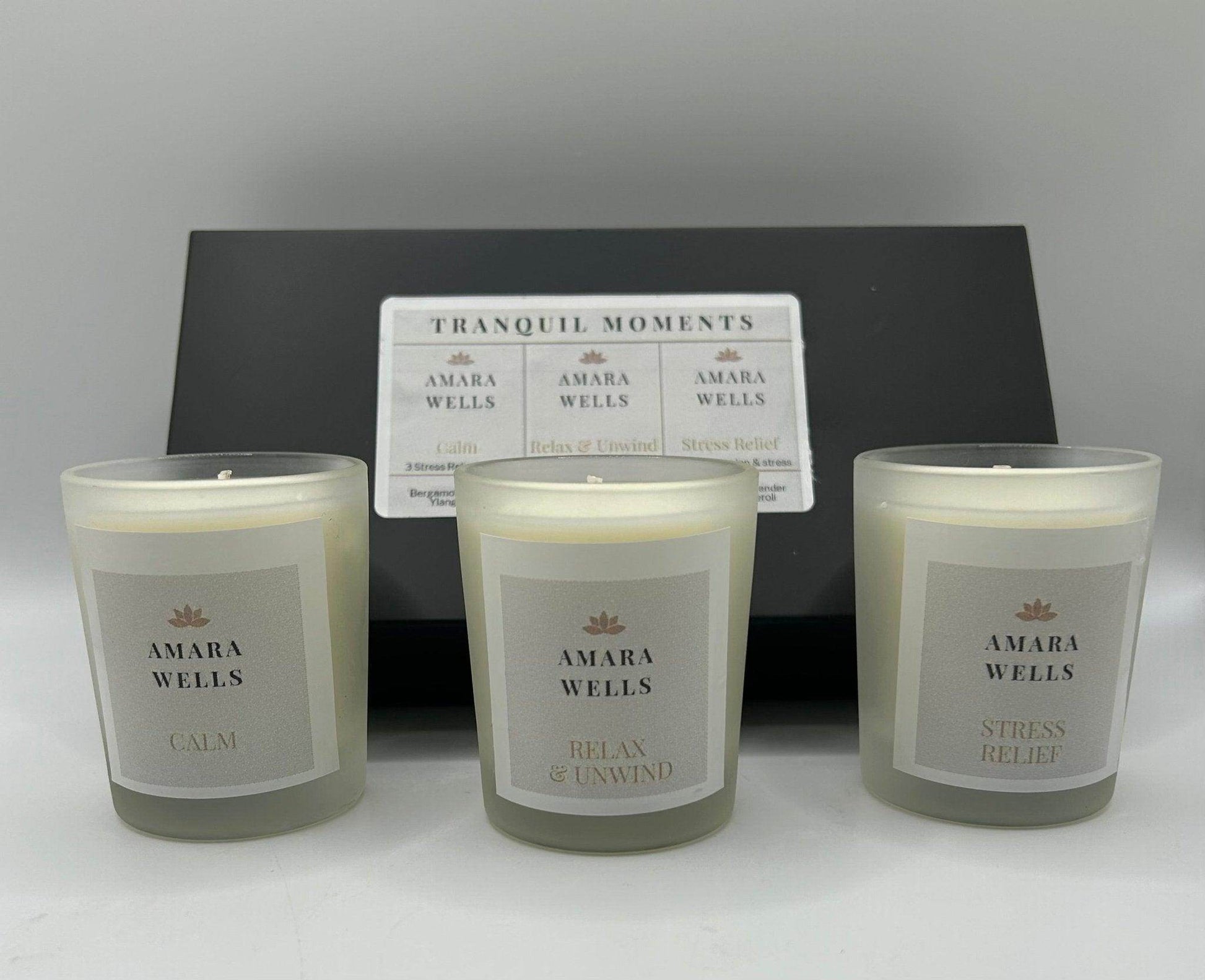 Tranquil Moments - 9cl Candle Trio - Amara Wells