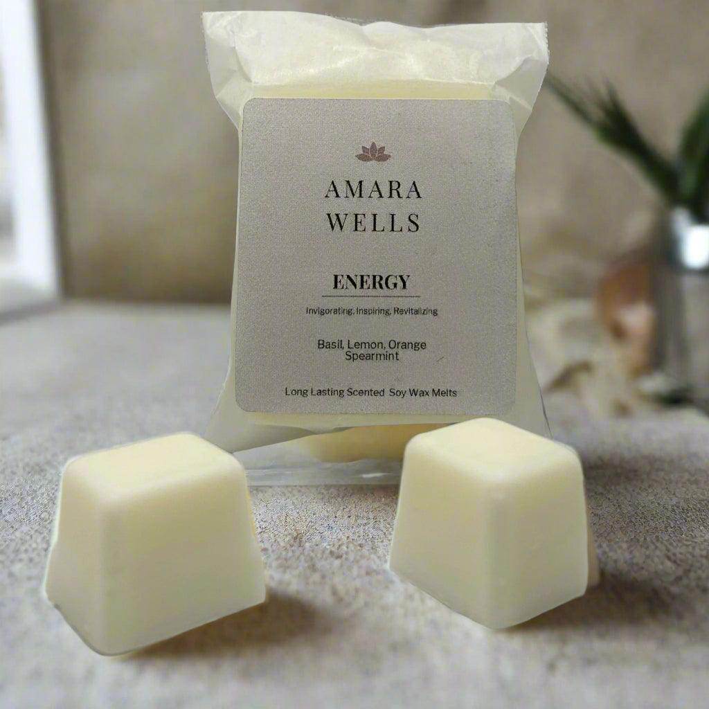 Energy - Soy Wax Melt - Wellness Collection - Amara Wells