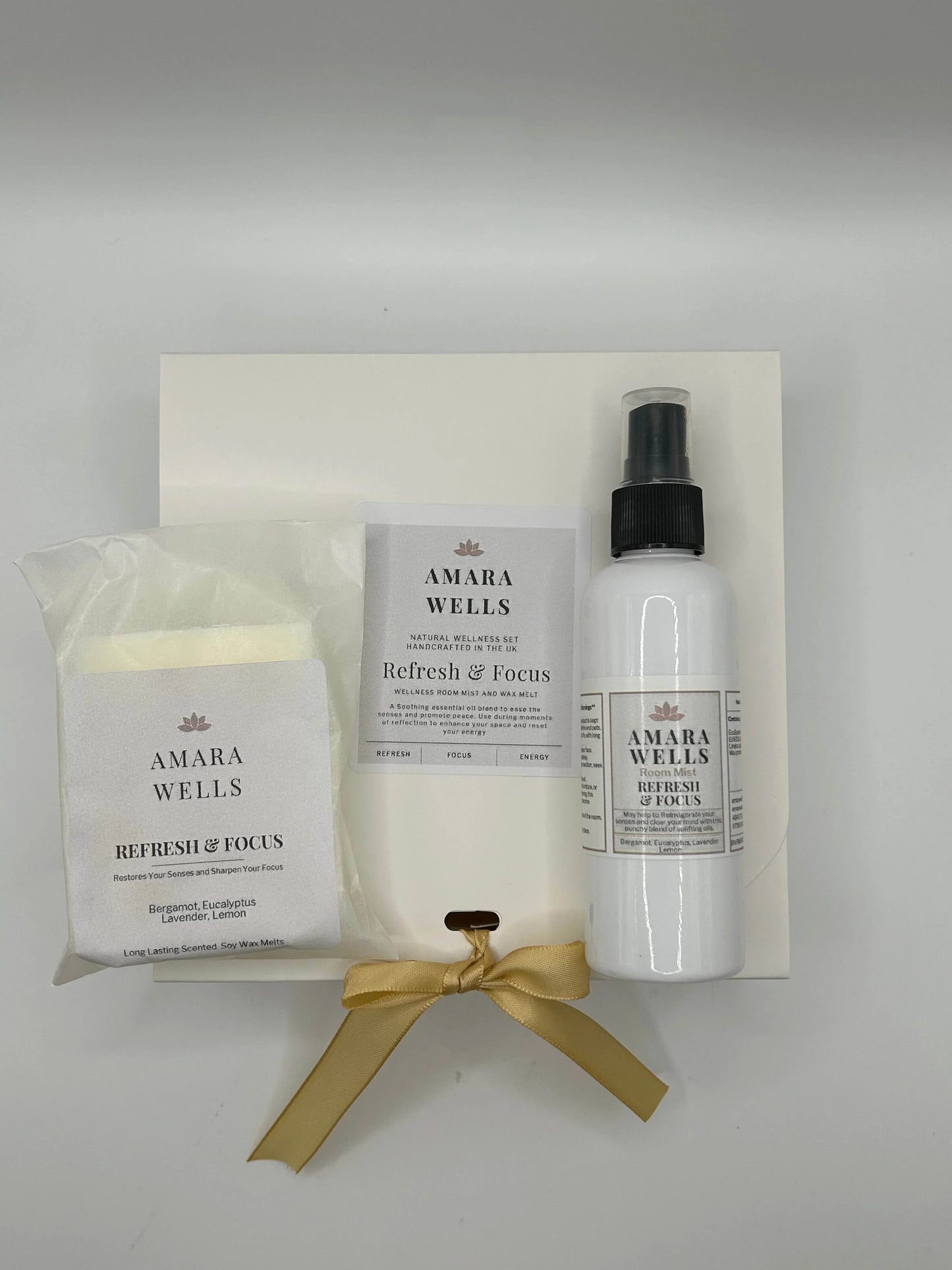 Refresh & Focus - Wax Melt & Room Mist - Duo Set - Wellness - Amara Wells