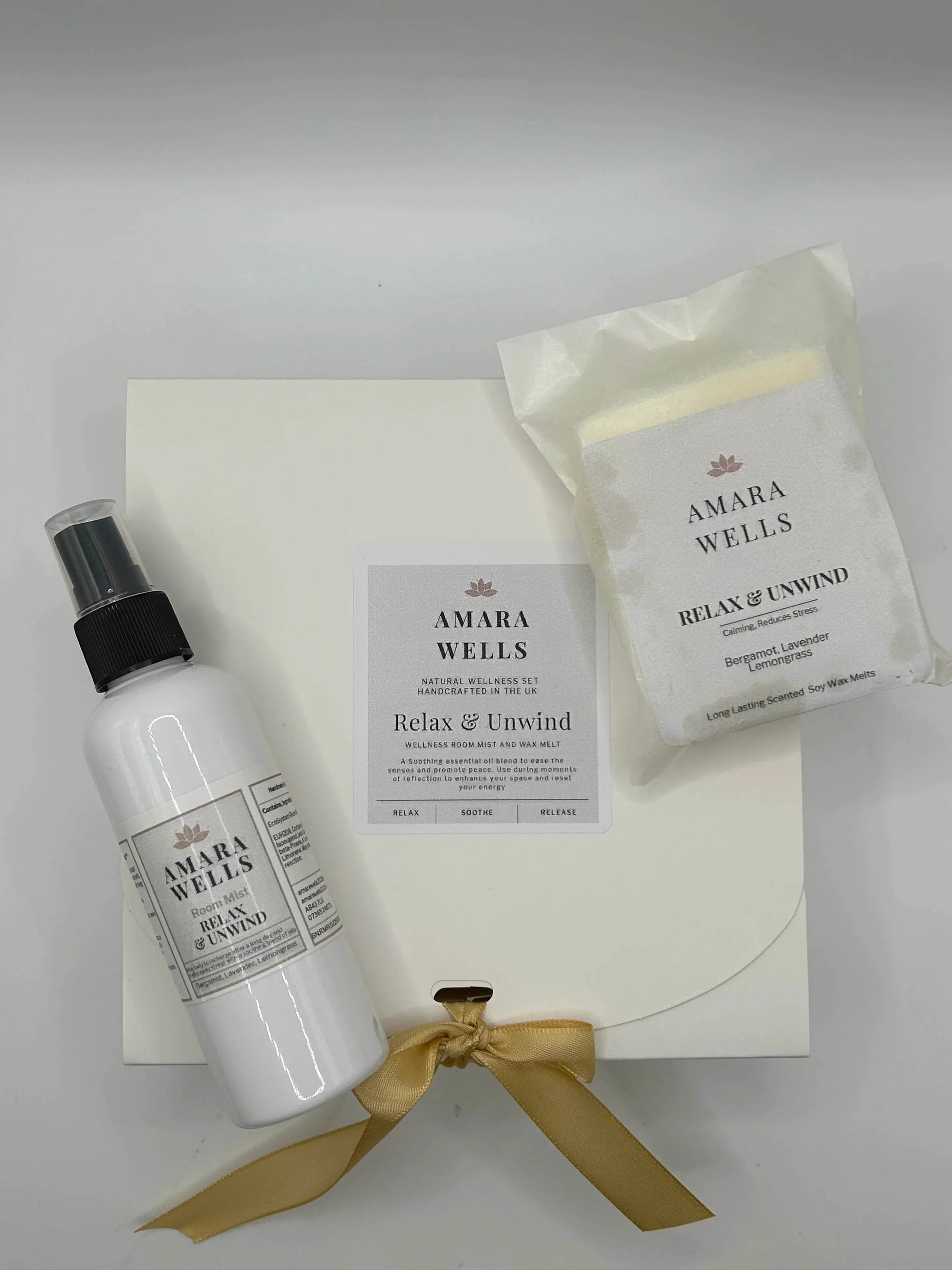 Relax & Unwind -Wax Melt & Room Mist - Duo Set - Wellness - Amara Wells
